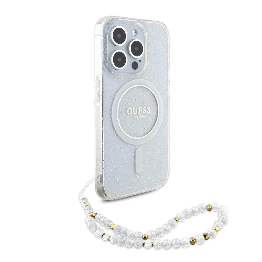 Guess tok átlátszó GUHMP15XHGCRELST Apple iPhone 15 Pro Max készülékhez