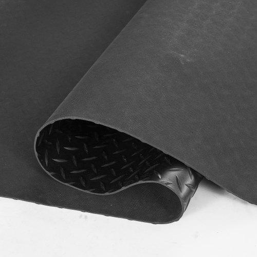 Gyémántlemez Gumi Padlótekercs Fekete 3 mm x 1,22 m x 2,44 m