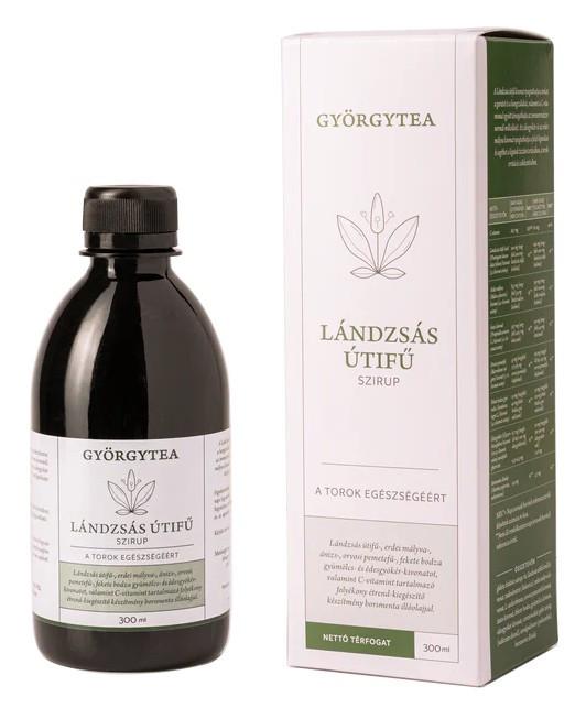 Györgytea Lándzsás útifű szirup 300ml A torok egészségéért