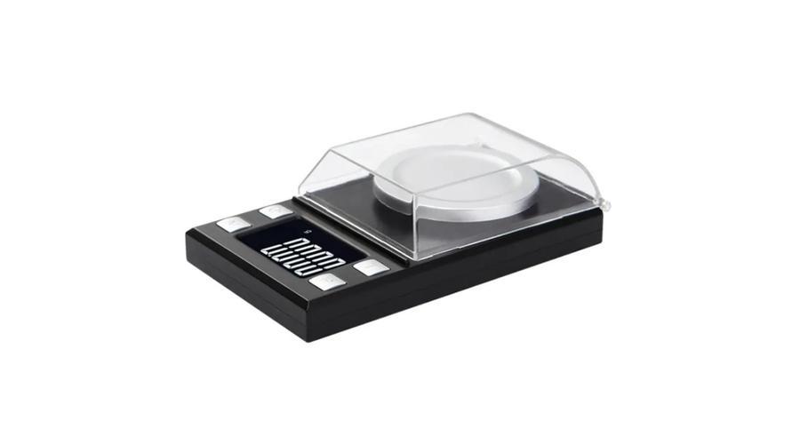 HA-100 (100g/0,001g) digitális mini ékszer-, ezredgrammos mérleg, mérőedénnyel, kalibrálósúllyal