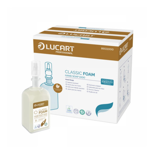 Habszappan utántöltő 1000 ml Classic Lucart_89111000
