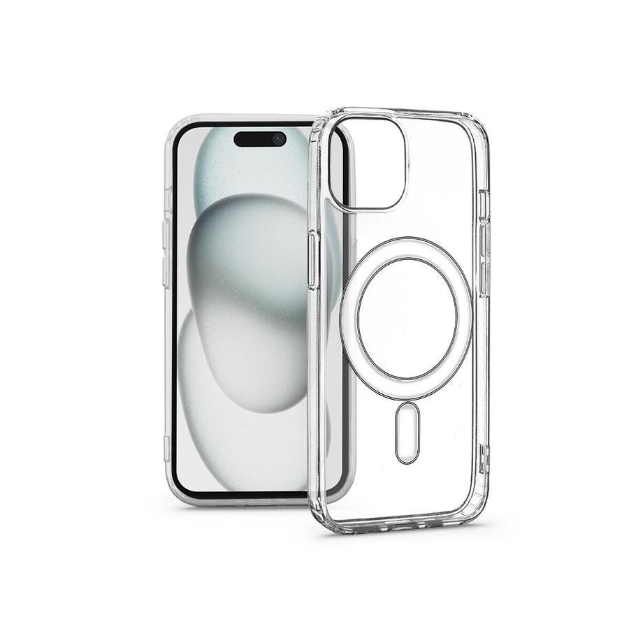 Haffner Clear Mag Cover szilikon tok - Apple iPhone 15 - átlátszó