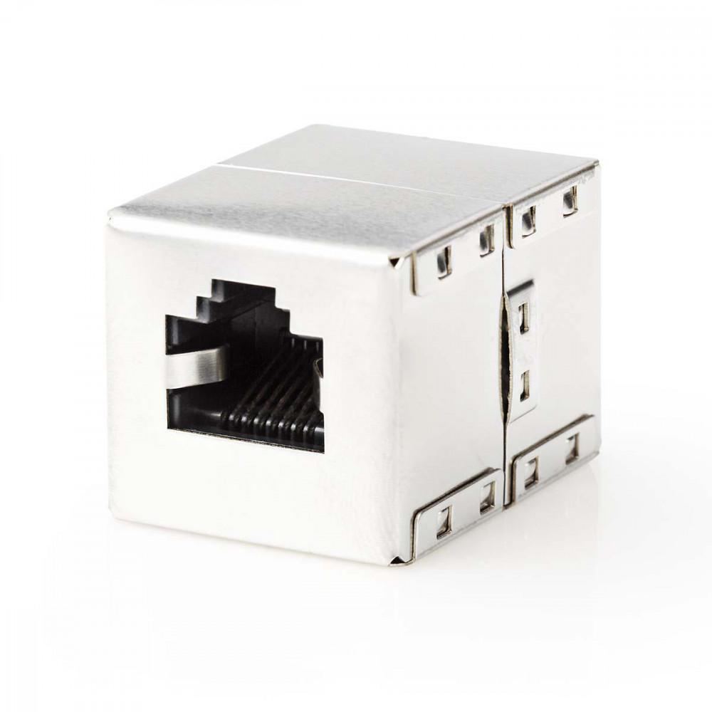 Hálózati csatlakozó | Adapter | Árnyékolt | RJ45 Aljzat | RJ45 Aljzat | Egyenes | ABS | Boríték