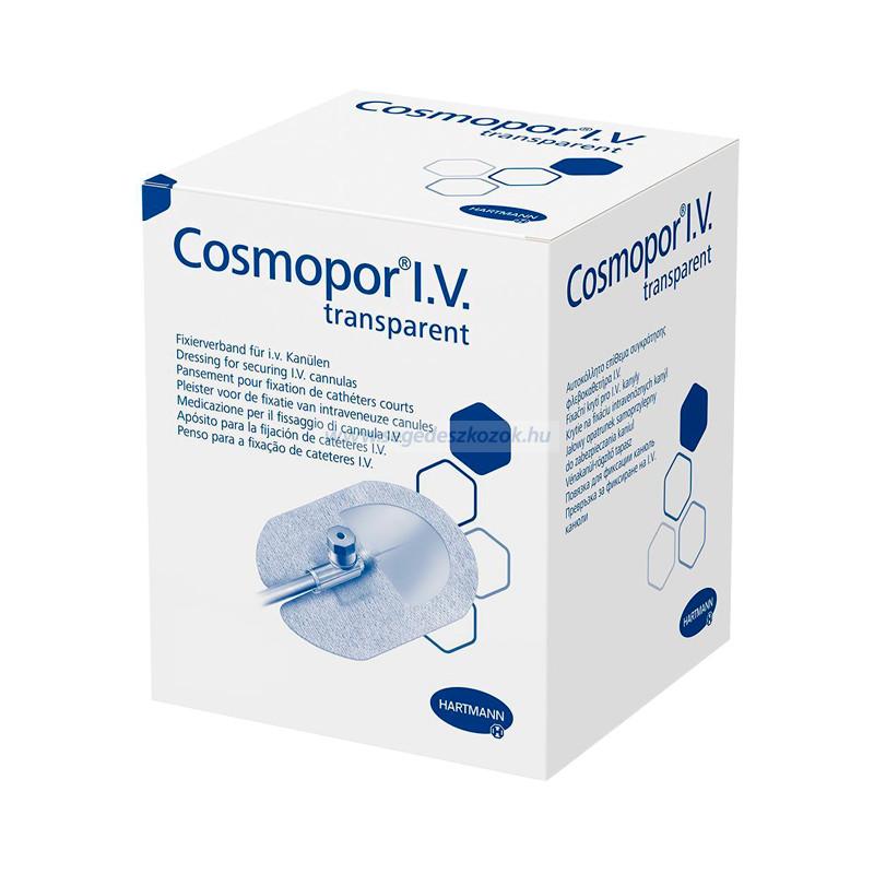 Hartmann Cosmopor I.V. transparent kanülrögzítő 12x10cm 50db (Utolsó darabos akció!)