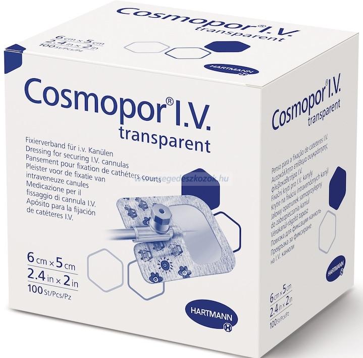 Hartmann Cosmopor I.V. transparent kanülrögzítő gyerekmintás 6x5cm 100db (Utolsó darabos akció!)