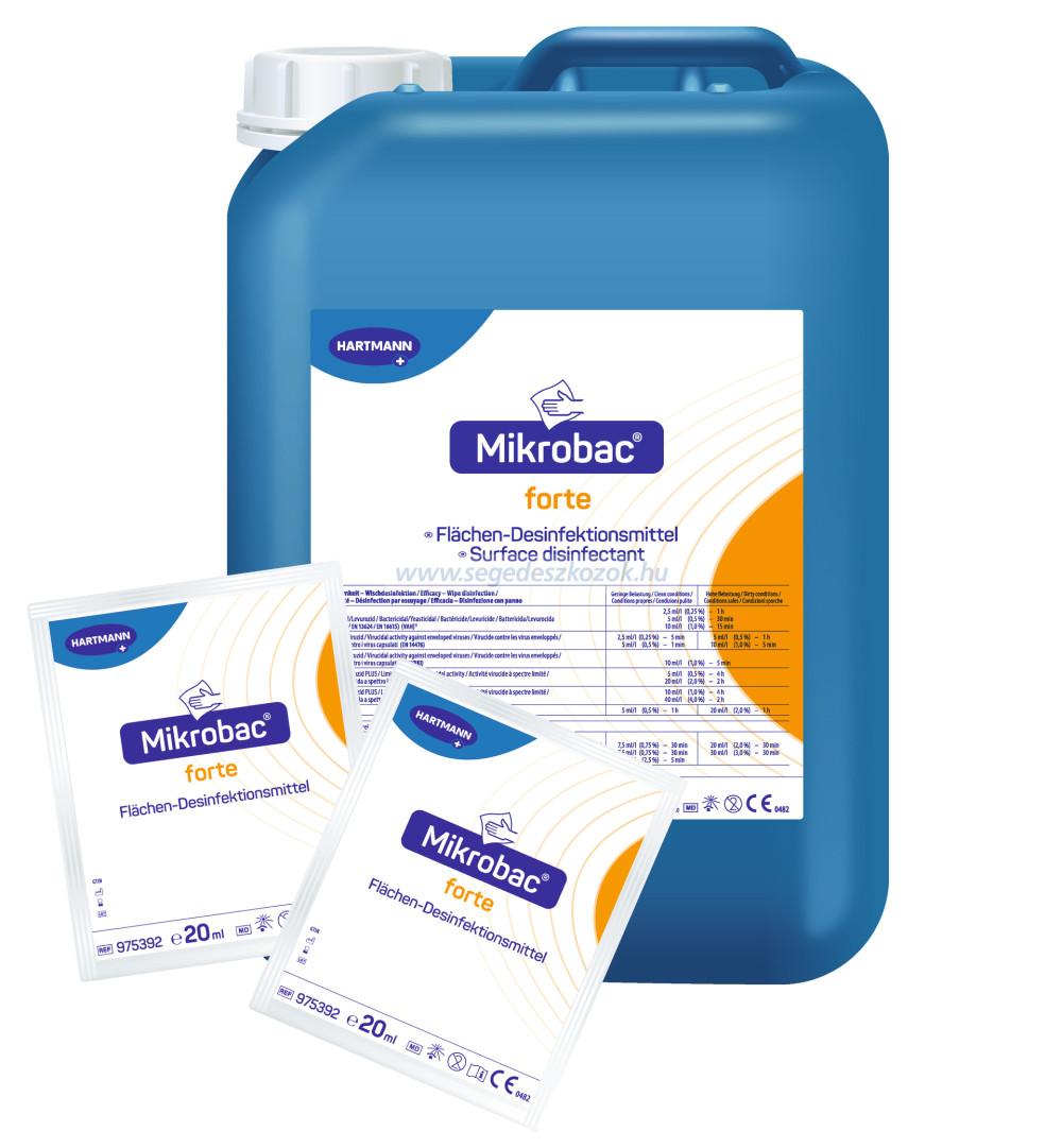 Hartmann Mikrobac plus felületfertőtlenítő koncentrátum 5l 1db (Előrendelhető)
