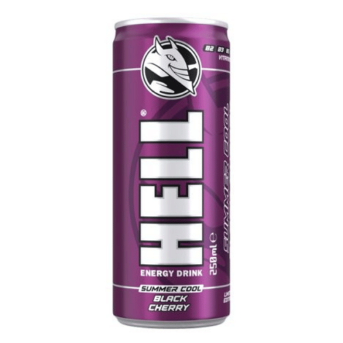 HELL energiaital Black Cherry 250ml