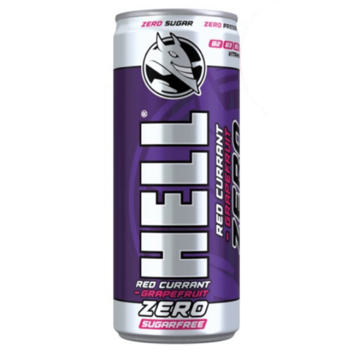 HELL energiaital Zero Ribizli-Grapefruit 250ml
