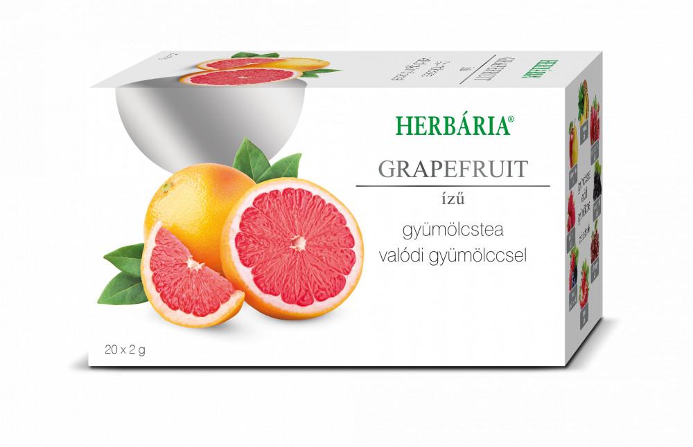 Herbália grapefruit ízű gyümölcstea