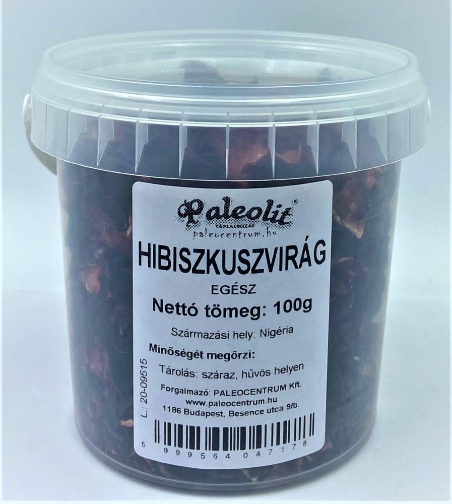 Hibiszkuszvirág egész, vödrös 100g Paleolit