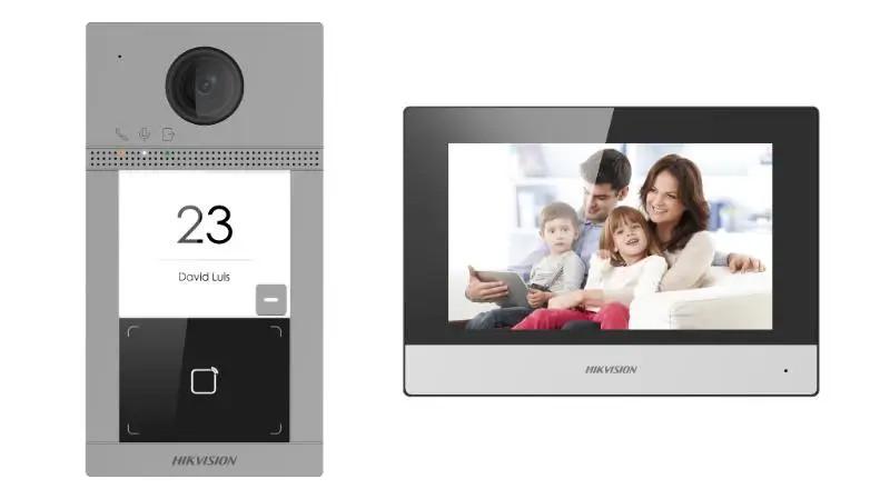 Hikvision DS-KIS604-S(C) video kamerás kaputelefon WiFi PoE
