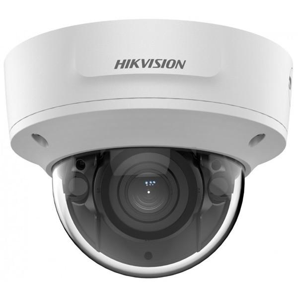 Hikvision IP dómkamera - DS-2CD2723G2-IZS (2MP, 2,8-12mm, kültéri, H265+, IP67, IR30m, ICR, WDR, SD, PoE, IK10, I/O)