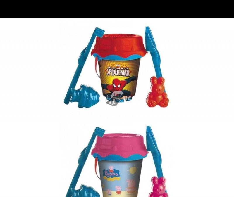 Homokozó készlet (Pókember, Peppa malac)