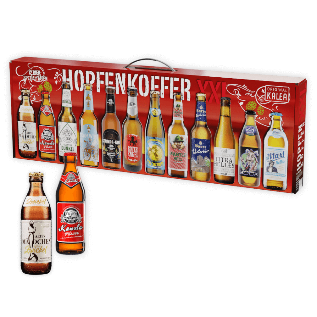 Hopfenkoffer XXL | Kizárólag Bolti Átvétellel  | 12 db-os Német, komlóhangsúlyos válogatás