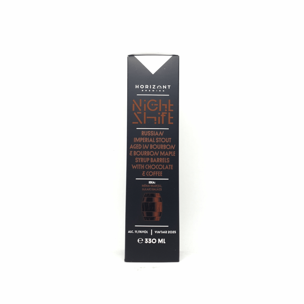 Horizont Night Shift 2025 Bourbon BA RIS w/ Bourbon Maple Syrup Barrels, Choco & Coffee 0,33L