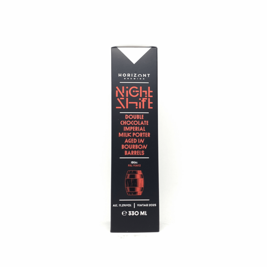 Horizont Night Shift 2025 Double Chocolate Imp Milk Porter Aged in Bourbon Barrels 0,33L