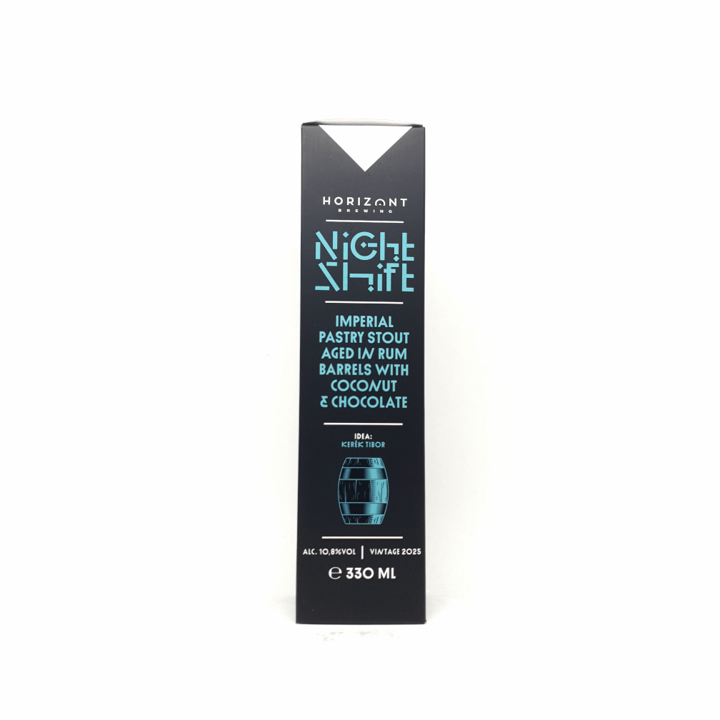 Horizont Night Shift 2025 Imp Pastry Stout Aged in Rum Barrels with Coconut & Choc. 0,33L