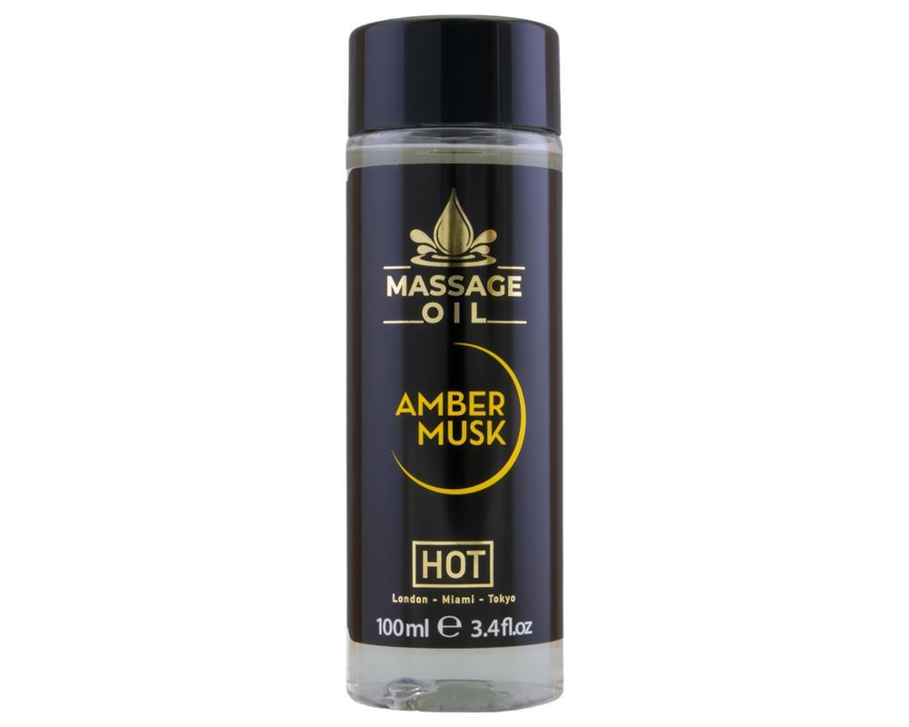 HOT bőrápoló masszázsolaj - borostyán pézsma (100ml)