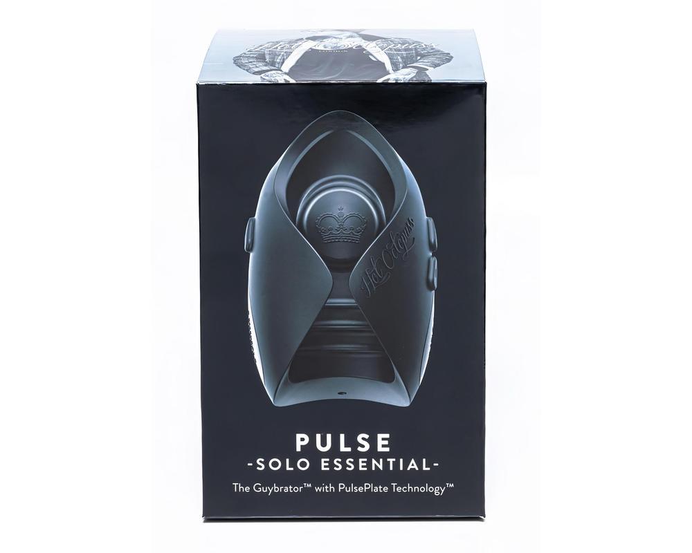 Hot Octopuss Pulse Solo Essential - akkus maszturbátor (fekete)