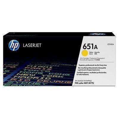 HP CE342A (651A) s&amp;aacute;rga eredeti toner