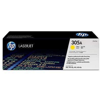 HP CE412A (305A) s&amp;aacute;rga eredeti toner