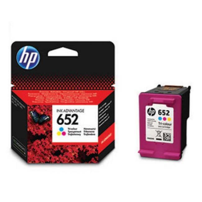 HP F6V24AE No.652 sz&amp;iacute;nes eredeti tintapatron