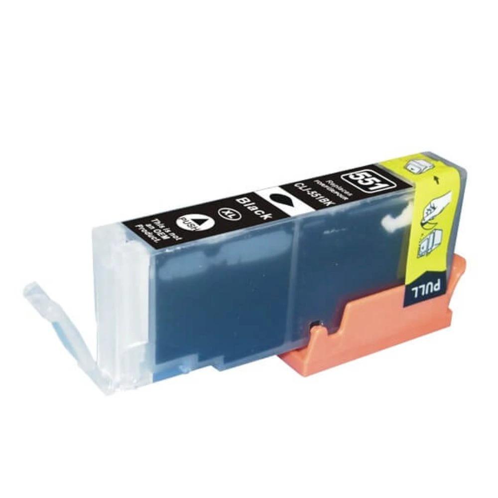 HQ Premium Canon CLI551XL CLI-551XL Black Chipes Utángyártott Tintapatron