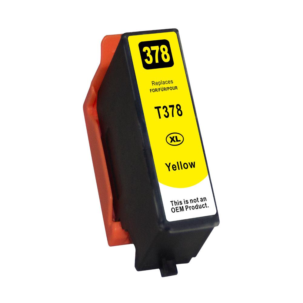 HQ Premium Epson T3784 T3794 378XL Yellow Utángyártott Tintapatron