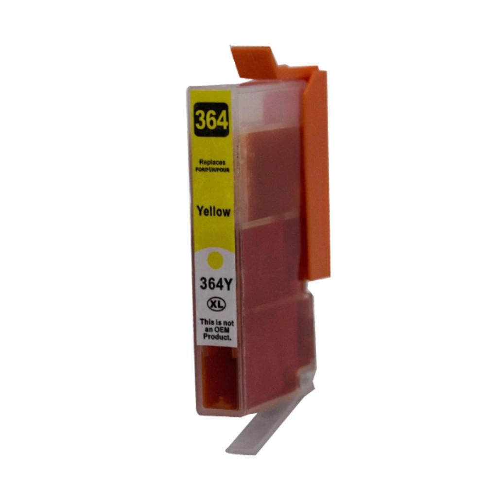 HQ Premium HP 364XL CB325EE Yellow Chipes Utángyártott Tintapatron