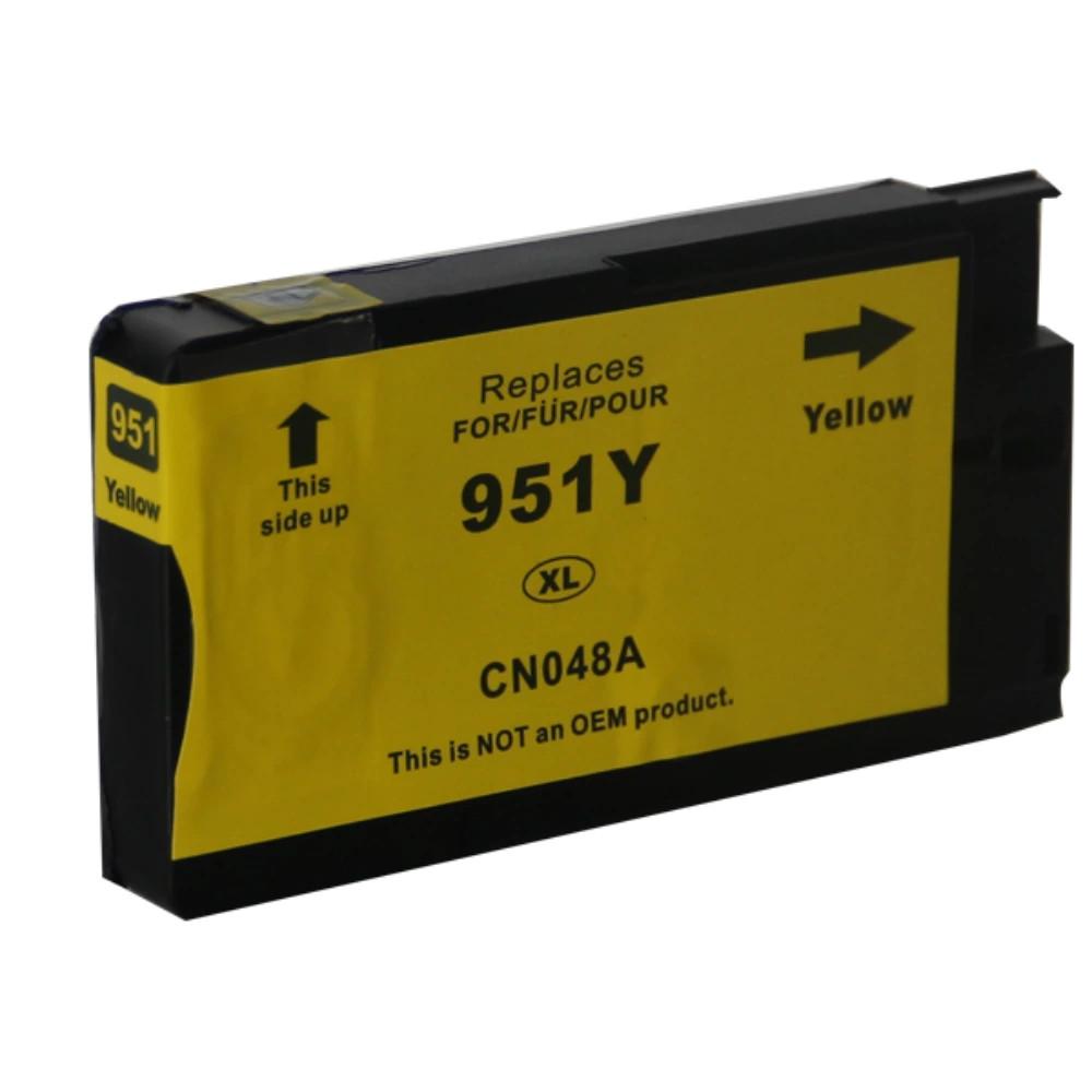 HQ Premium HP 951XL CN048AE Yellow Utángyártott Tintapatron