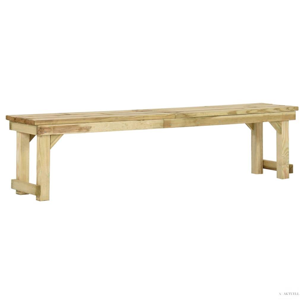 Impregnált fenyőfa kerti pad 180 cm