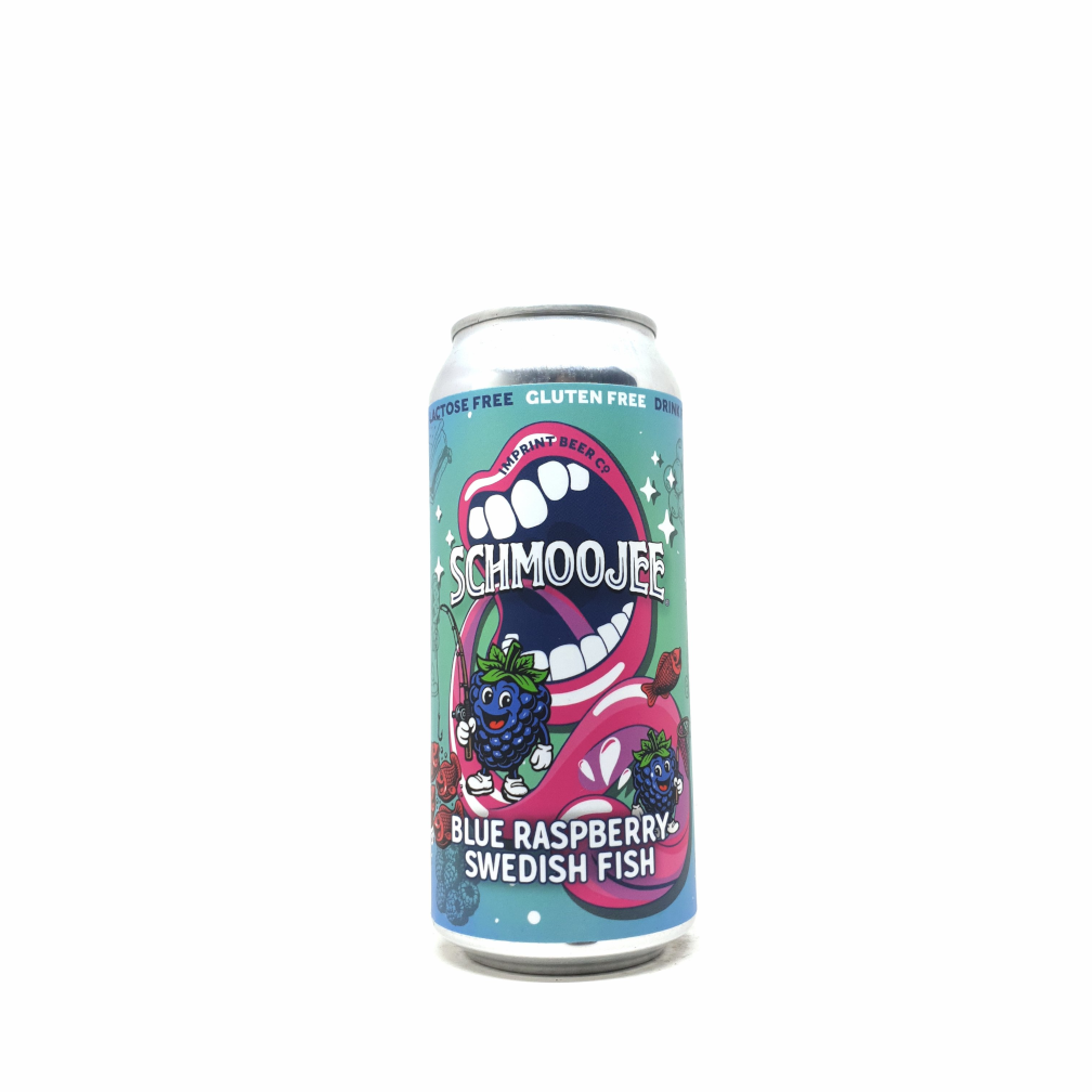 Imprint Beer Co. Schmoojee Blue Raspberry Swedish Fish 0,473L 6,5%