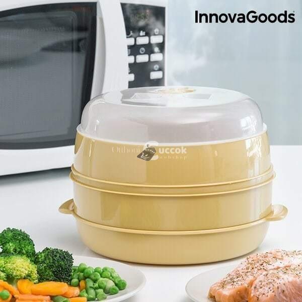 InnovaGoods Dupla párolóedény mikrohullámú sütőhöz