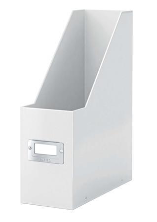 Iratpapucs, PP/karton, 95 mm, LEITZ "Click&amp;Store", fehér