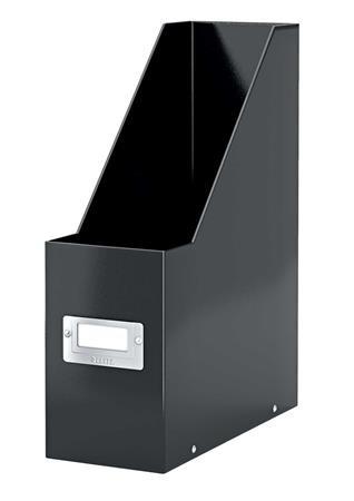 Iratpapucs, PP/karton, 95 mm, LEITZ "Click&amp;Store", fekete