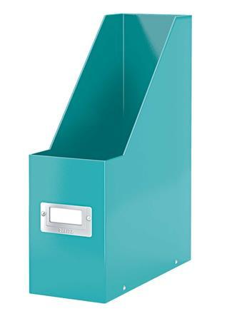 Iratpapucs, PP/karton, 95 mm, LEITZ "Click&amp;Store", jégkék