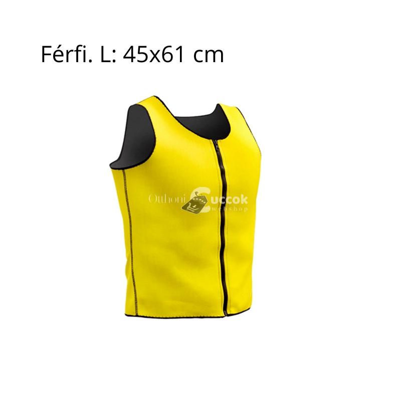Izzasztó mellény, szauna mellény Férfi L