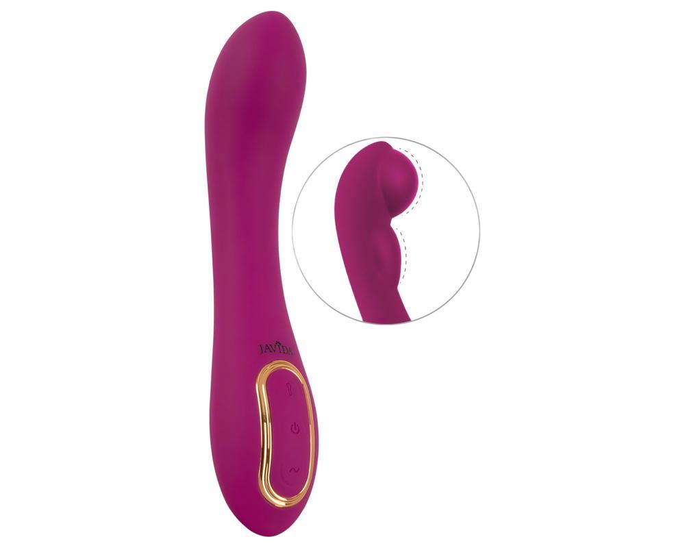 Javida - 2 ponton pumpálható vibrátor (lila)