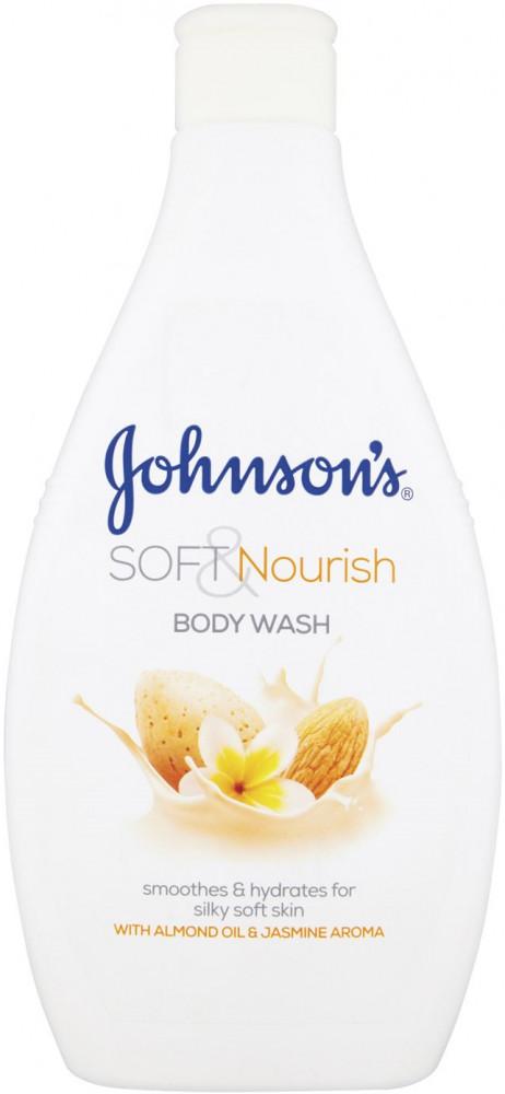 Johnson's tusfürdő 400 ml Soft Nourish Almond Oil&amp;Jasmine Aroma 