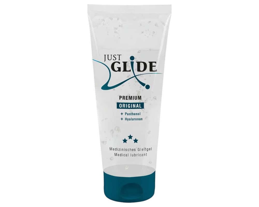 Just Glide Premium Original - vegán, vízbázisú síkosító (200ml)