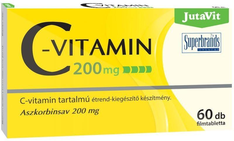 Jutavit C-vitamin 60x200mg filmtabletta