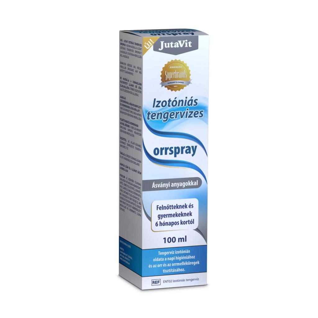 JutaVit Izotóniás tengervizes orrspray ásványi anyagokkal 100ml felnőtteknek