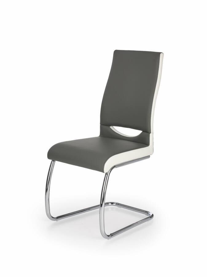 K259 szék, szürke / fehér