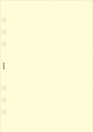 Kalendárium betét, jegyzetlap, personal méret, sima, FILOFAX, krémszín