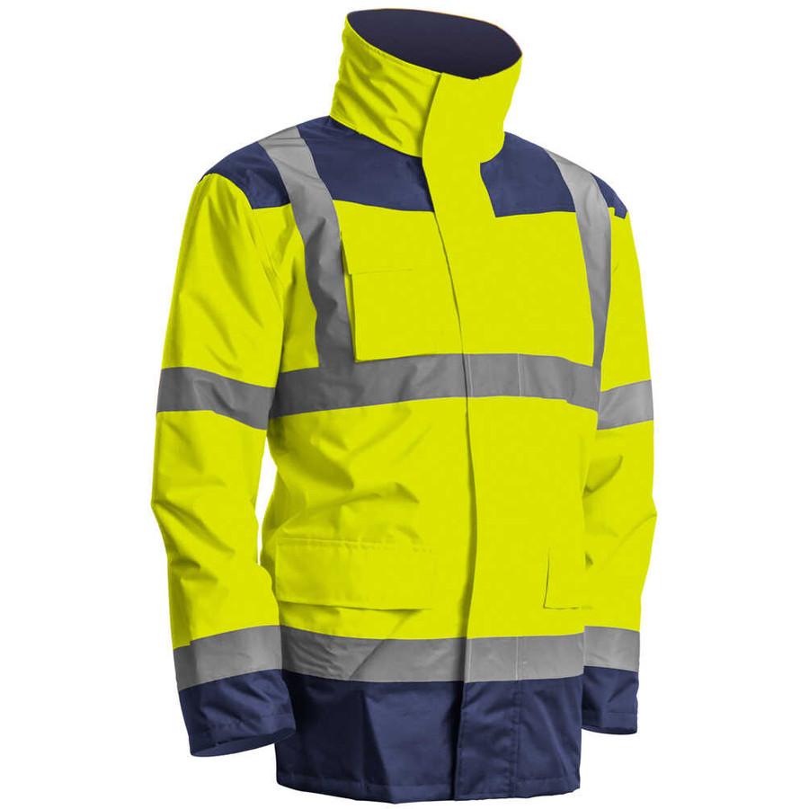 KANATA 4/1 HI-VIZ SÁRGA/KÉK PE KABÁT_2XL