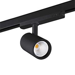 Kanlux ACORD ATL1 sínes LED lámpa, fekete - 18W (60°) meleg fehér