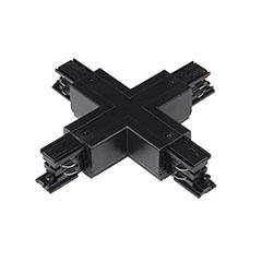 Kanlux TEAR N Sínes LED lámpa rendszer (3F) - X elosztó elem (fekete) 5 év garanciával