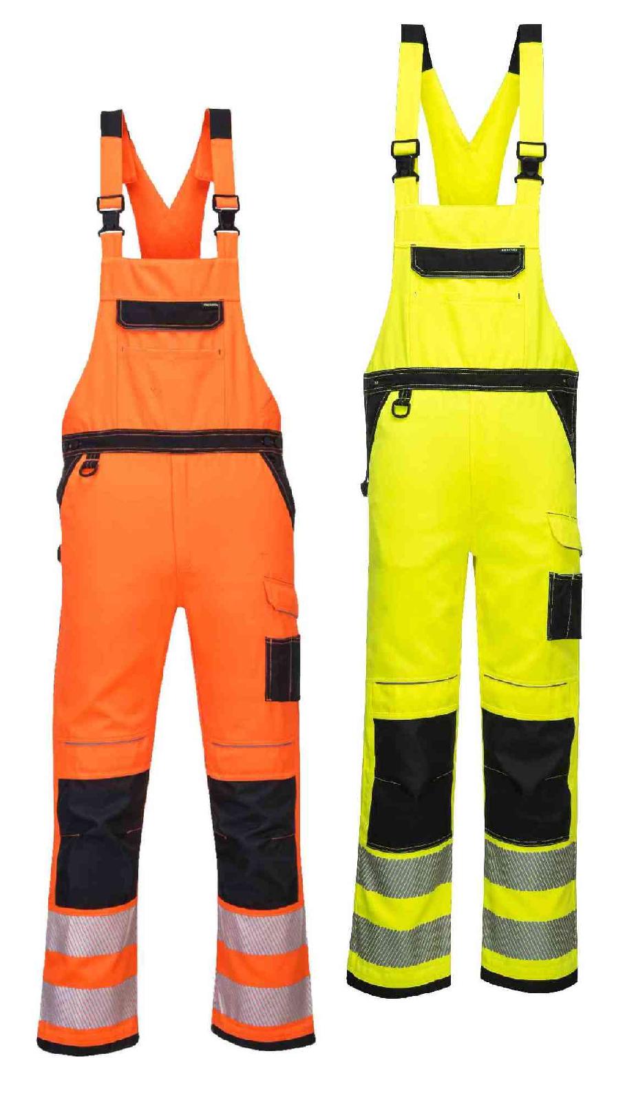 Kantáros Hi-Vis nadrág fekete kontraszttal - 3XL - sárga/fekete