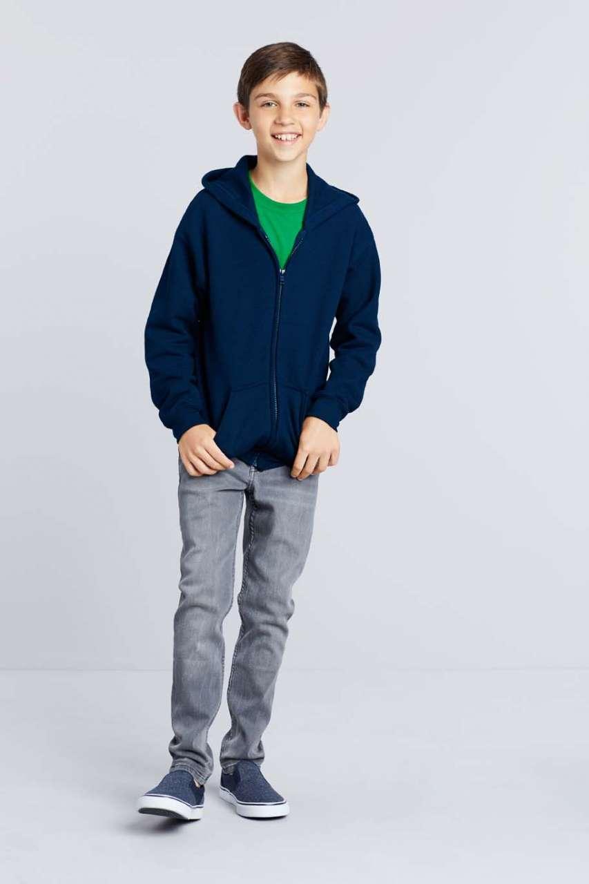 Kapucnis gyermek és junior pulóver - L - Sport Grey