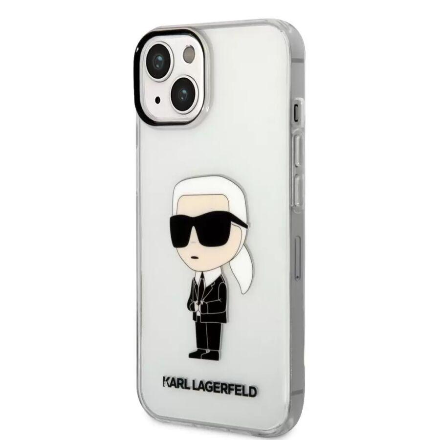 Karl Lagerfeld tok átlátszó (KLHCP14MHNIKTCT) Iphone 14 Plus készülékhez